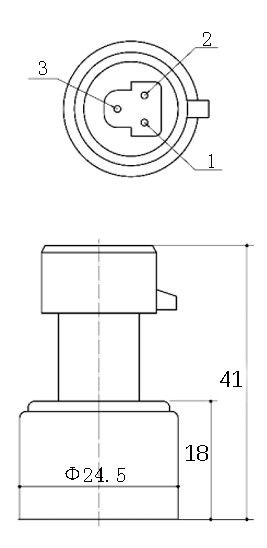 Resistente piezoeléctrico anticongelante del sensor agua-aire de gasolina y aceite 4-20mA 0.5-4.5V 3.3V de la presión